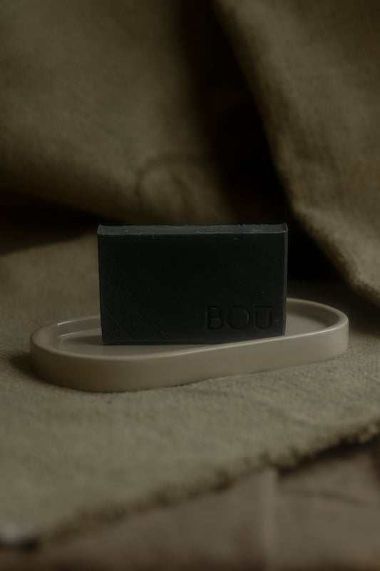 Jabón corporal artesanal de Carbón activo