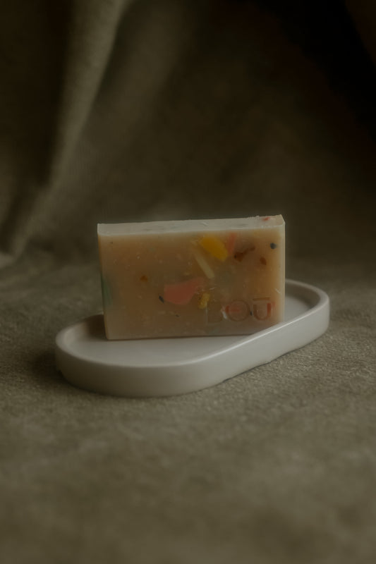 Jabón Corporal Artesanal Multicolor (terrazo)