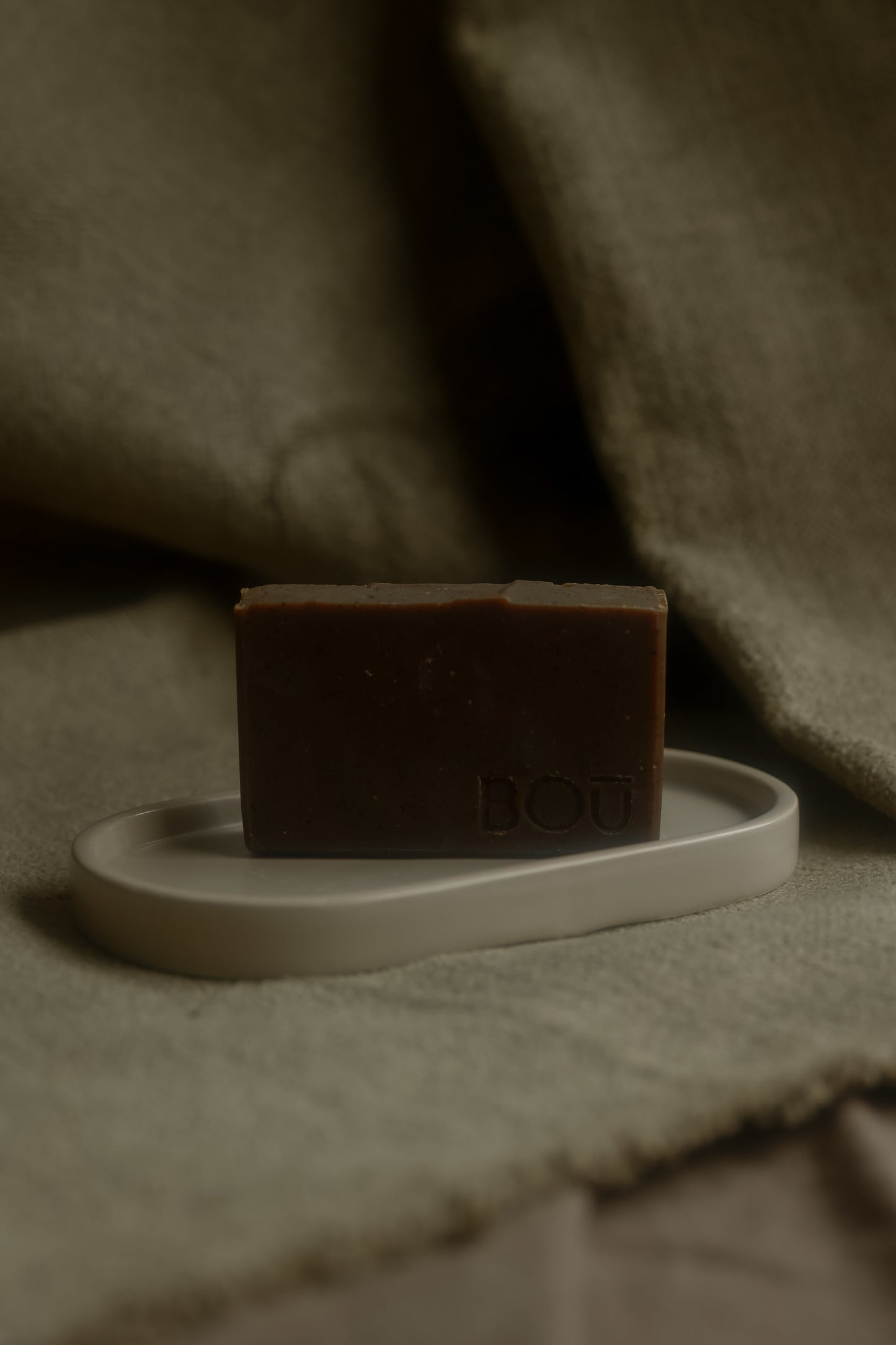 Jabón corporal artesanal exfoliante con café